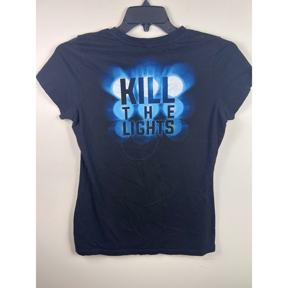 2 Luke Bryan Kill the Lights Tour T Shirt Blue & Black Graphic Concert Tshirts - Picture 12 of 14